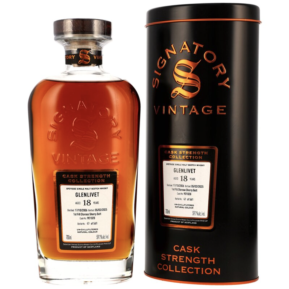 Glenlivet 2006/2025 Sig CS - 1st Fill Oloroso Sherry Butt, 59,1% vol., 0,7L