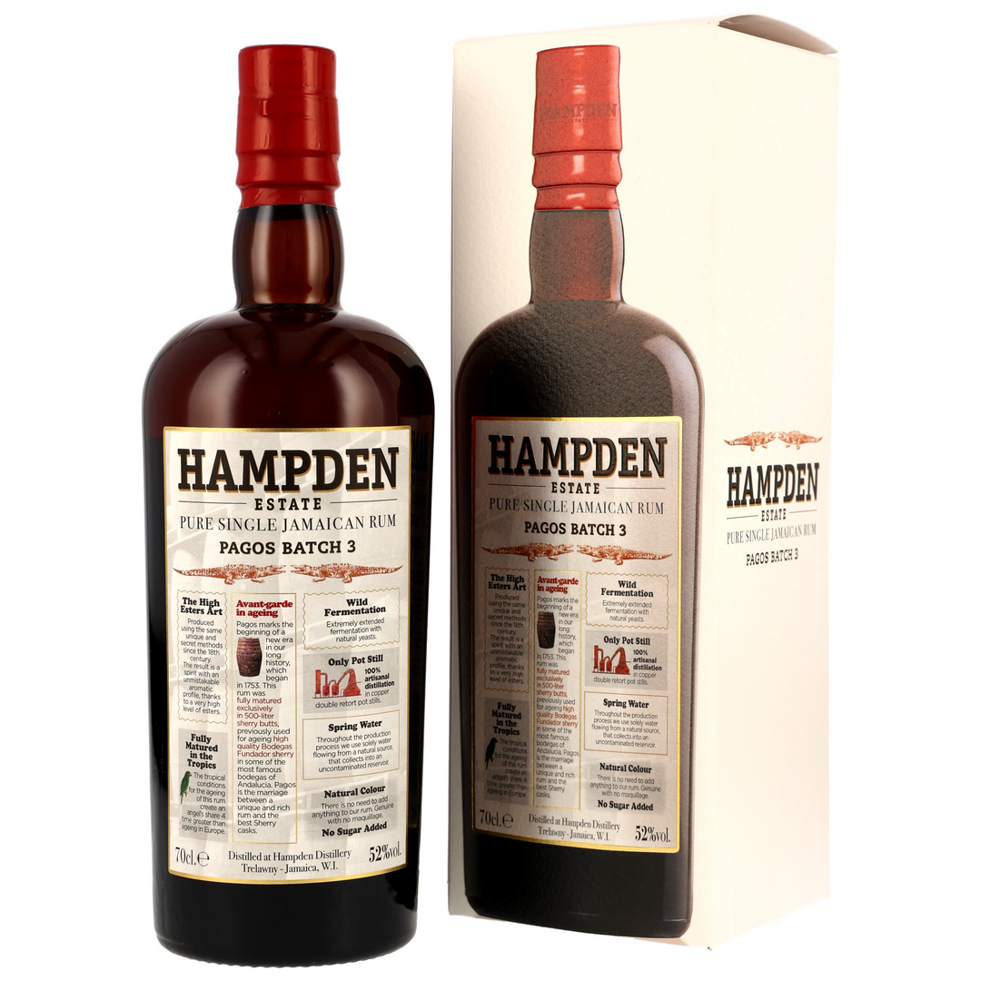 Hampden Pagos (2024), 52% vol., 0,7L