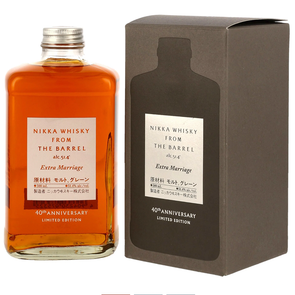 Nikka Whisky Extra Marriage, 40th Anniv. Ltd Edition, 51,4% vol, 0,5L