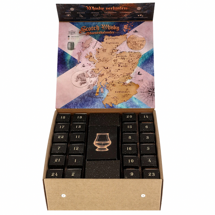 Adventskalender - SCOTCH 24 x 0,02L, 48,3% vol., 0,48L