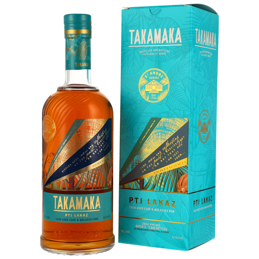 Takamaka Pti Lakaz Rum 2024 Vintage Batch 3, 45,1% vol., 0,7L