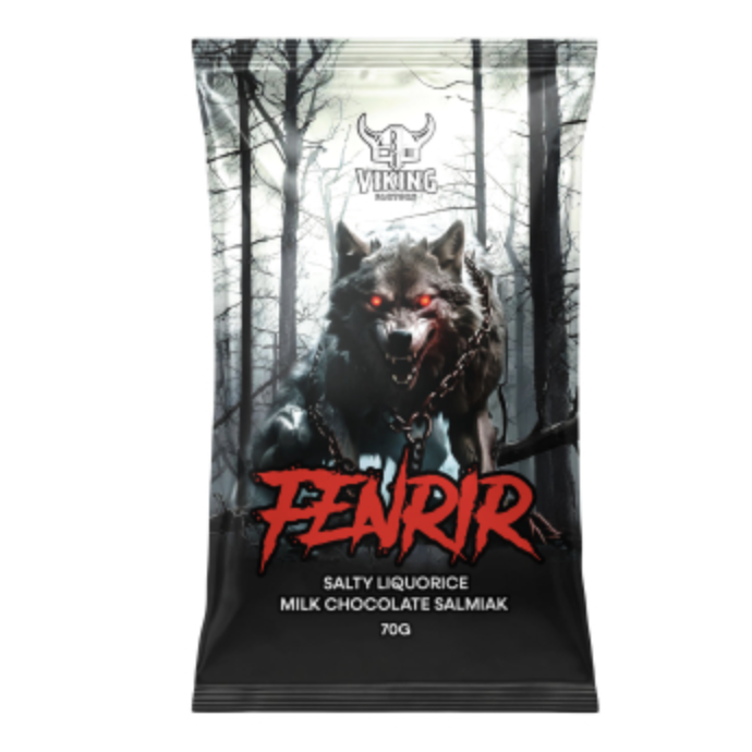 Viking Fenrir Salty Liquorice Milk Chocolate