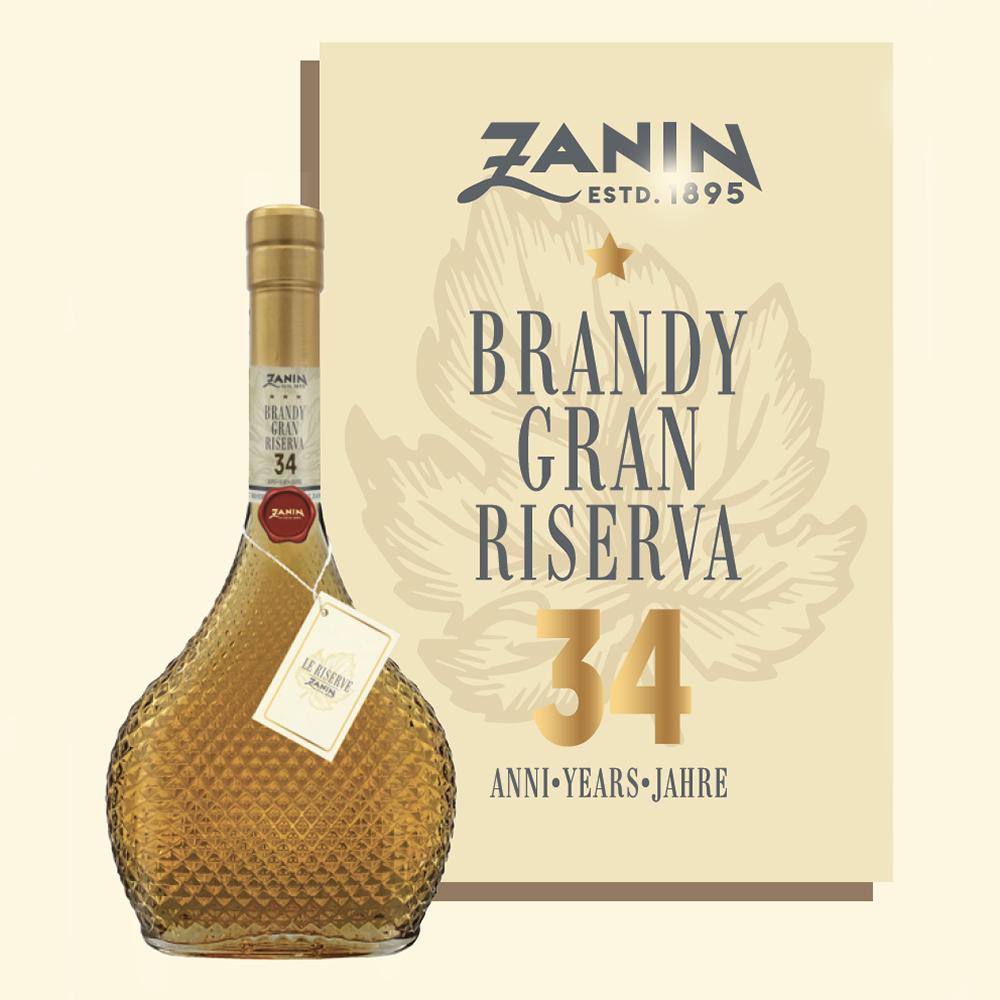 Zanin Brandy Gran Riserva 34 Anni, 40% vol., 0,5L