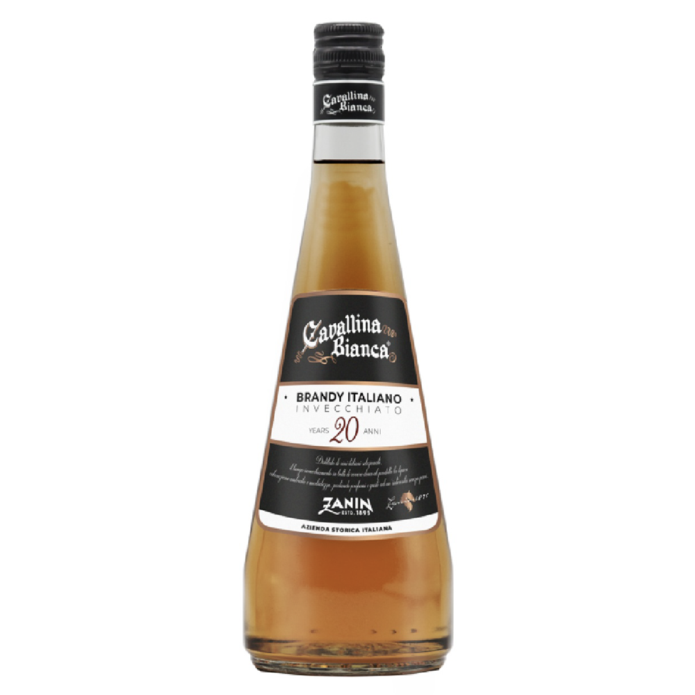 Zanin Brandy Italiano Cavallina Bianca Inv. 20 Anni, 40% vol., 0,7L